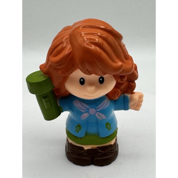 Fisher Price Little People EDDIE with FROG Blonde Hair Aunt Zoey Red Hair - Picture 4 of 7